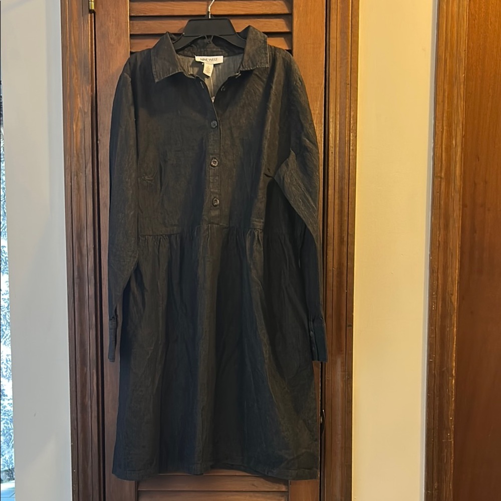 Nine West Black Denim Jacket brand new